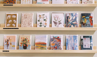 birthday and greeting cards with flowers