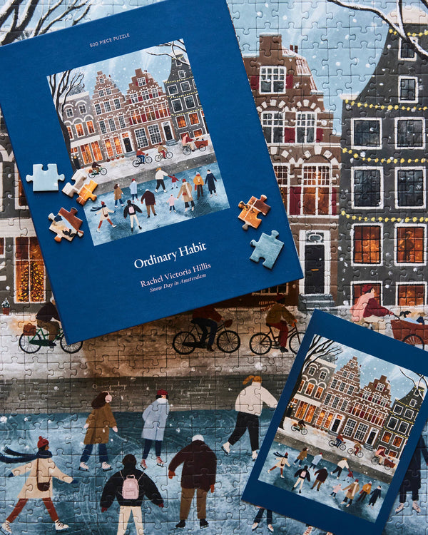 Snow Day in Amsterdam Puzzle (500 Piece) | Ordinary Habit