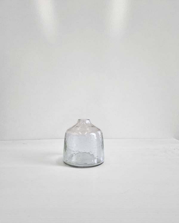 Handblown Glass Bud Vase - Clear