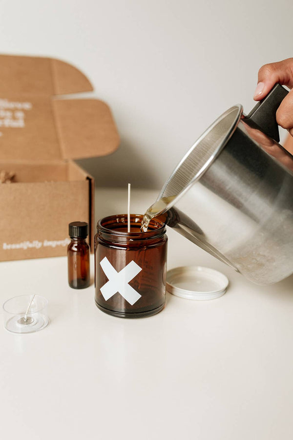Pour Your Own Soy Candle Kit – Blood Orange (Makes 2 Candles) | Wax Buffalo
