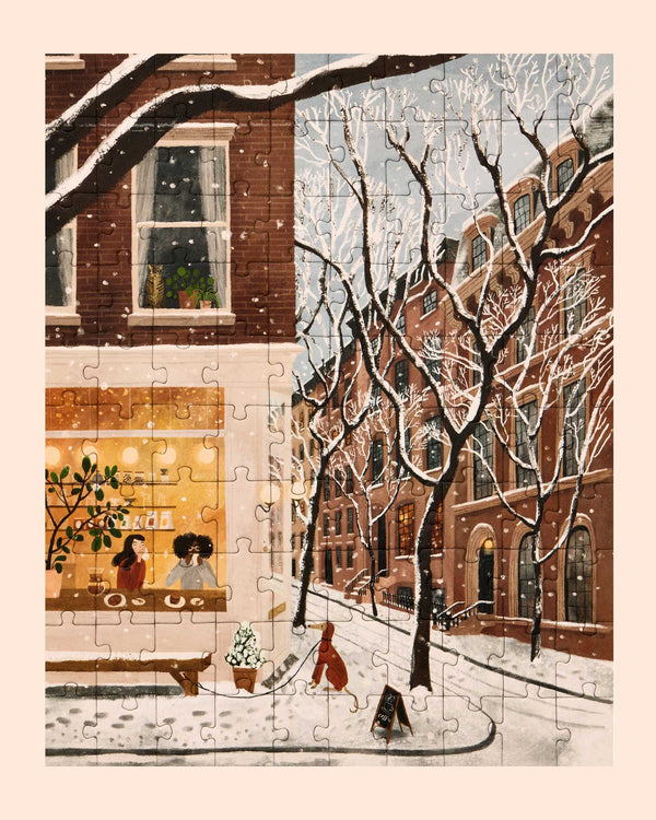 Coffee in the West Village Puzzle (100 Piece) | Ordinary Habit