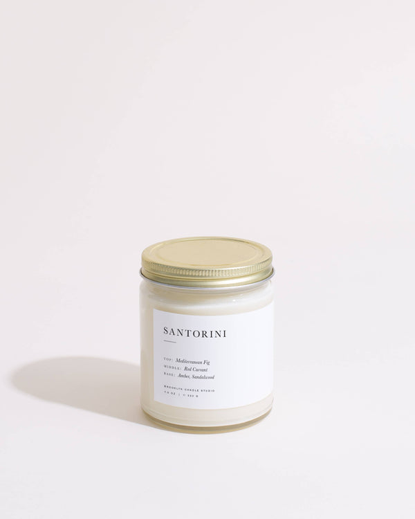 Santorini Jar Candle | Brooklyn Candle Co.