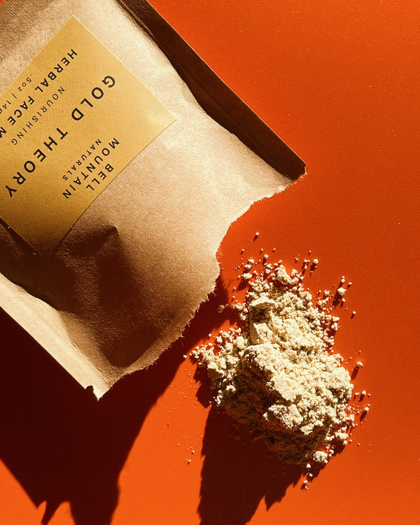 Botanical Face Mask - Gold Theory (Nourishing) | Bell Mountain Naturals