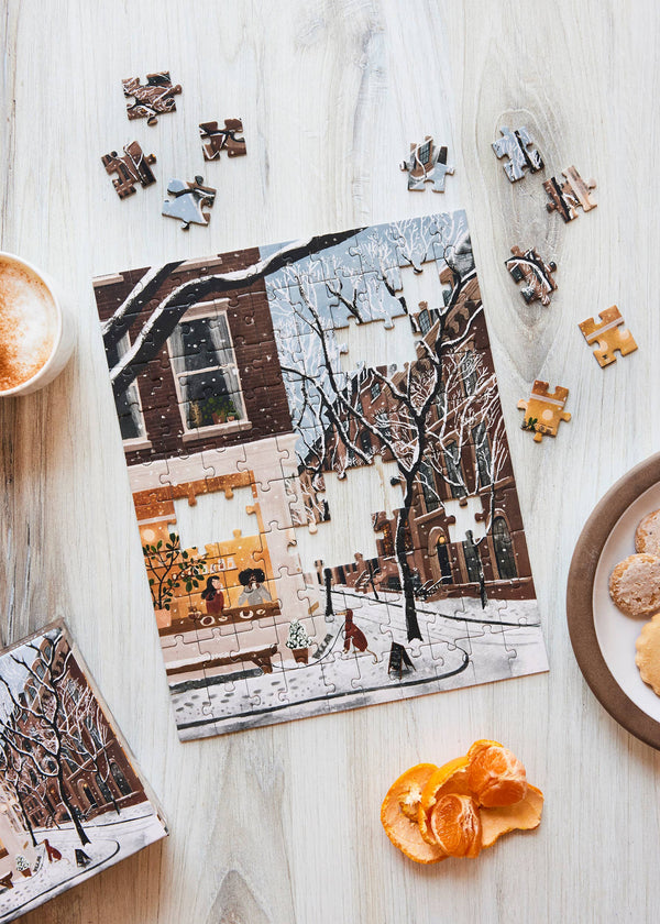 Coffee in the West Village Puzzle (100 Piece) | Ordinary Habit