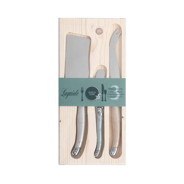 3-Piece Cheese Knife - Mother of Pearl | Laguiole
