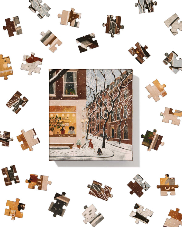 Coffee in the West Village Puzzle (100 Piece) | Ordinary Habit