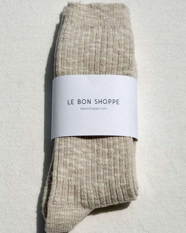 Cottage Socks - Oatmeal | Le Bon Shoppe