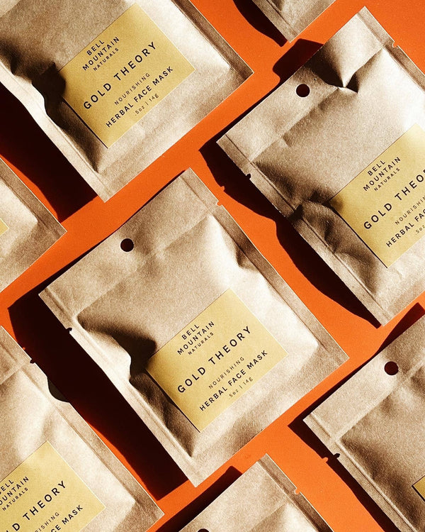 Botanical Face Mask - Gold Theory (Nourishing) | Bell Mountain Naturals
