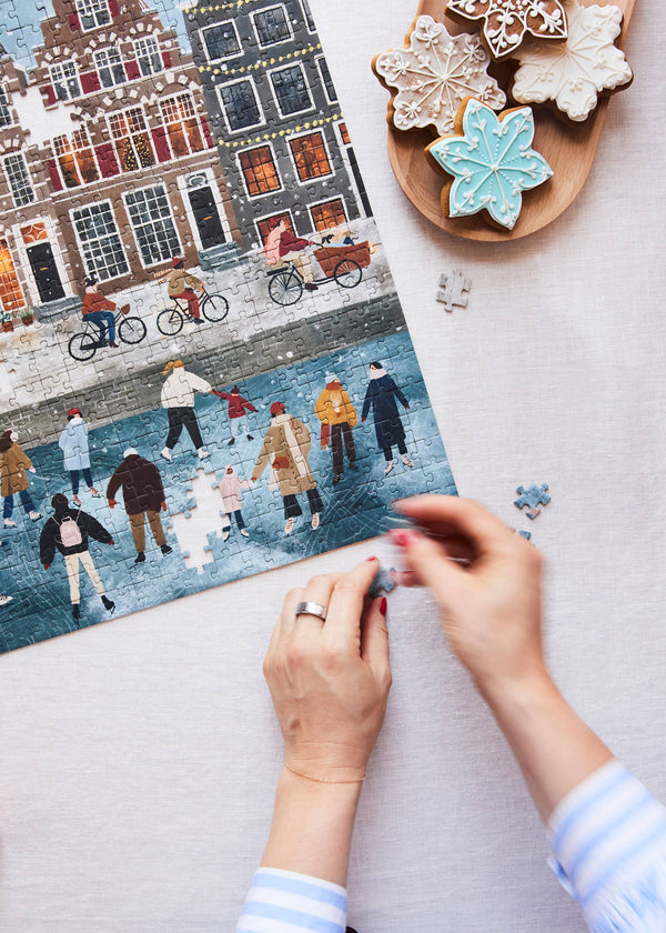 Snow Day in Amsterdam Puzzle (500 Piece) | Ordinary Habit