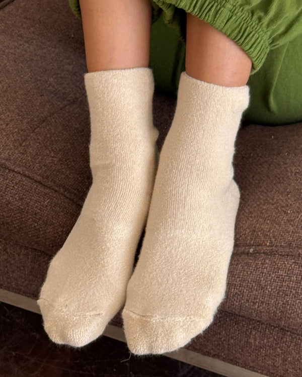 Cloud Socks - Ecru | Le Bon Shoppe