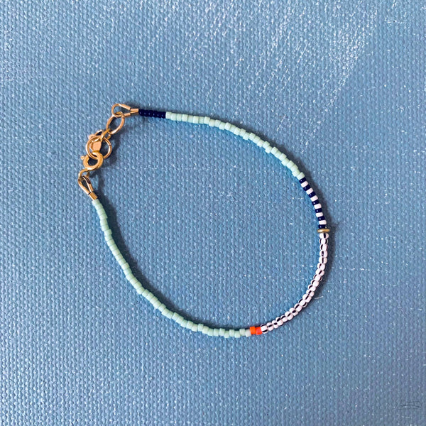 Thinnest Line Bracelet - Iceberg Blue | Alice Rise