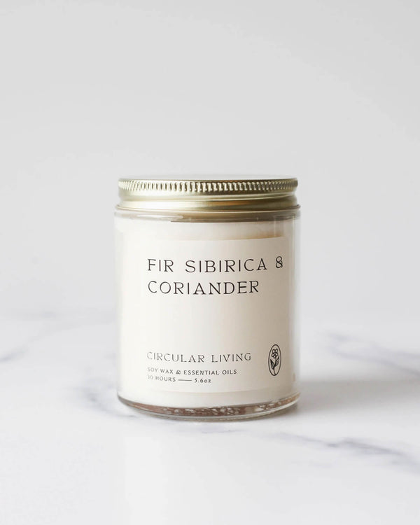 Fir, Sibirica & Coriander Candle | Circular Living