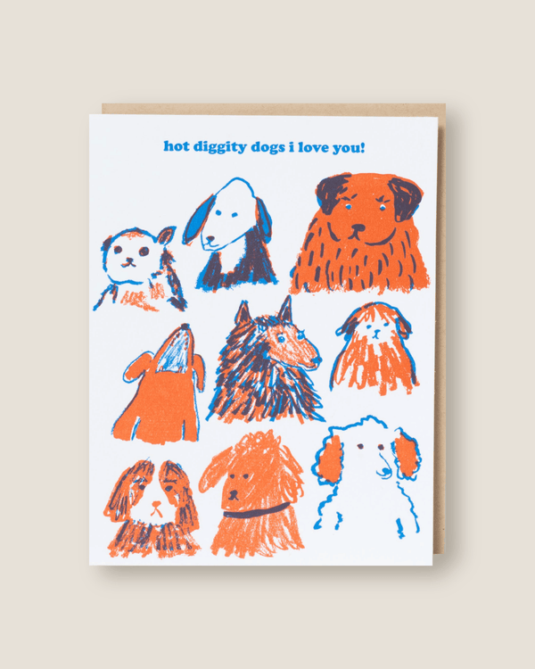 Hot Diggity Dogs I Love You | Egg Press MFG