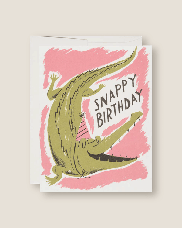 Snappy Birthday Alligator | Red Cap Cards