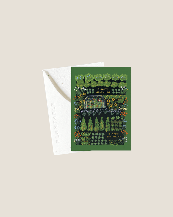 Always Growing, Happy Birthday! - Mini Card | Seedlings