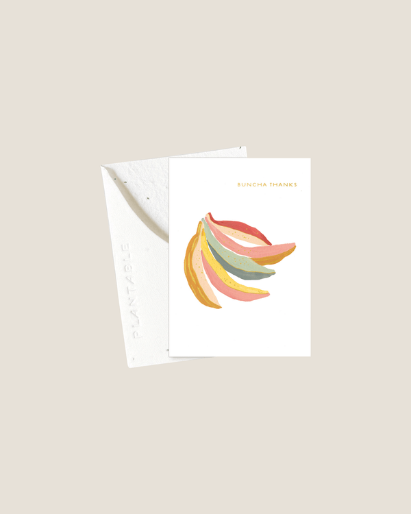 Buncha Banana Thanks - Mini Card | Seedlings