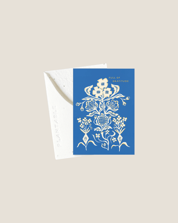 Full of Gratitude - Mini Card | Seedlings