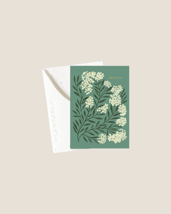 Grateful - Mini Card | Seedlings