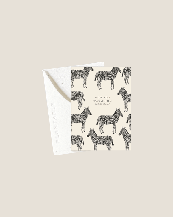 Have Ze-best Birthday - Mini Card | Seedlings