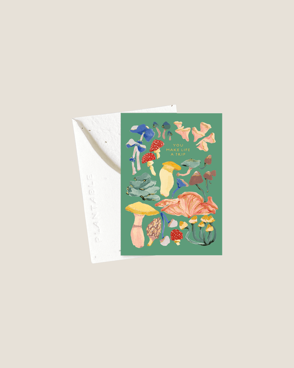 You Make Life A Trip - Mini Card | Seedlings