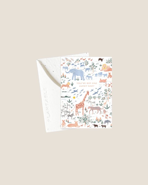 You've Got One Lucky Baby - Mini Card | Seedlings