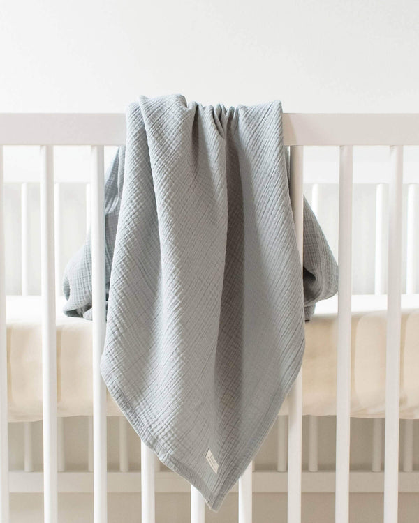 Organic Cotton Muslin Swaddle - Various Colors | Colored Organics + Kendi