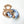 Silicone & Beech Wood Teether - Monkey | Marlowe & Sage