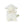 White plush lamb toy with a tag on a white background