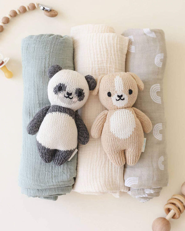 Baby Stuffie - Panda (7") | cuddle + kind
