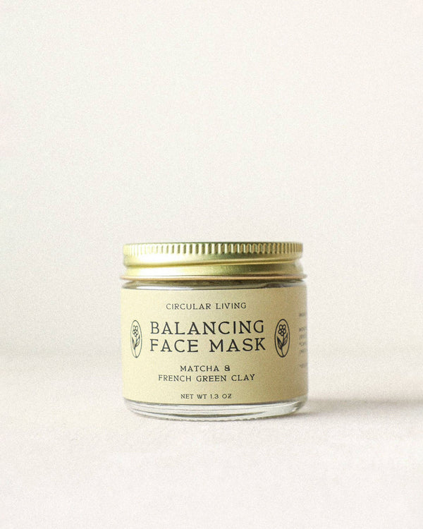Balancing Face Mask - Match & French Green Clay | Circular Living