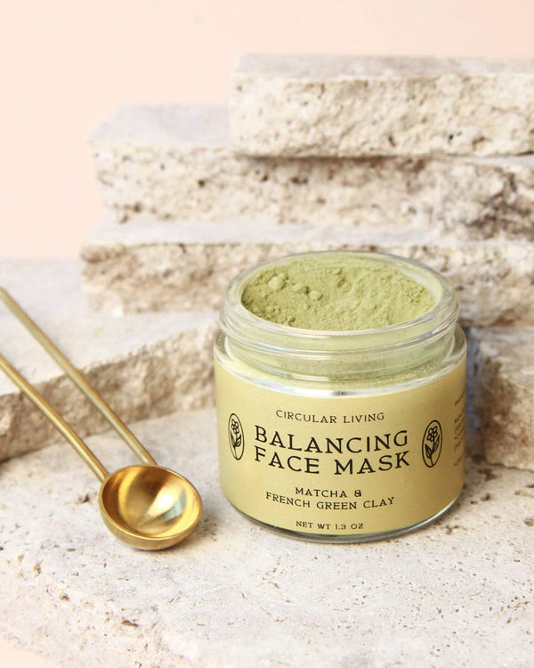 Balancing Face Mask - Match & French Green Clay | Circular Living