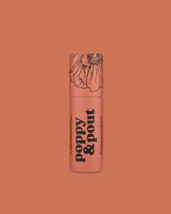 Lip Balm - Pomegranate Peach | Poppy & Pout
