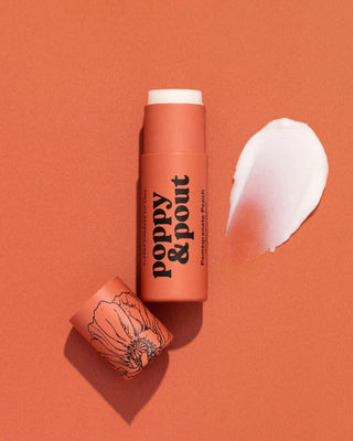 Lip Balm - Pomegranate Peach | Poppy & Pout