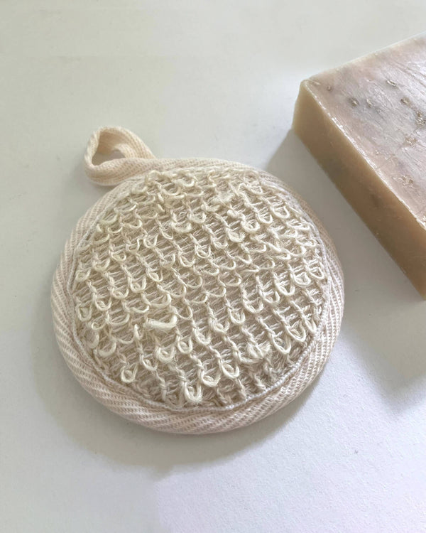 Natural Ramie Terry Cloth Round | fort & field