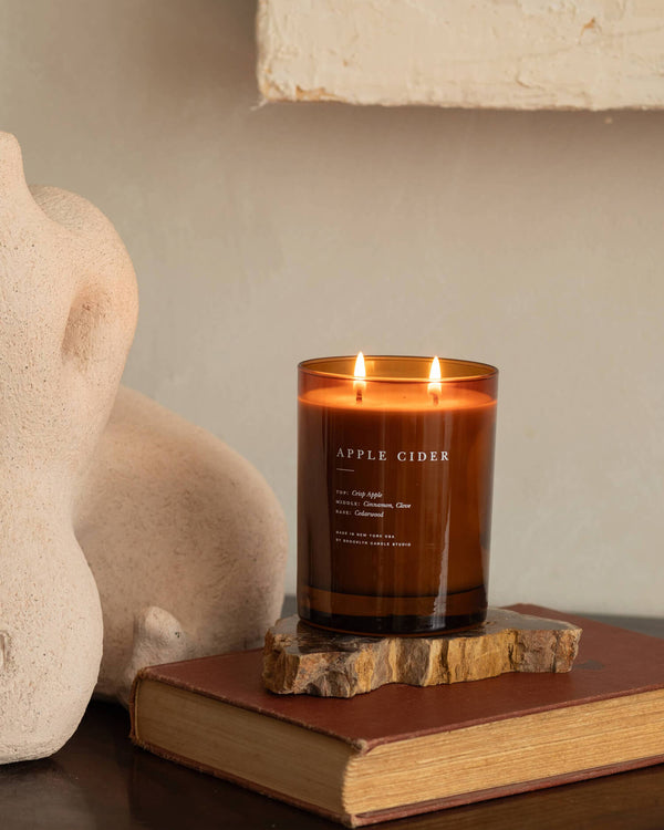 Apple Cider 2-Wick Candle (13oz) | Brooklyn Candle Studio