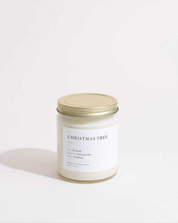 Christmas Tree Jar Candle (7.5 oz) | Brooklyn Candle Studio