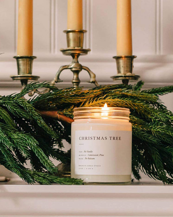 Christmas Tree Jar Candle (7.5 oz) | Brooklyn Candle Studio