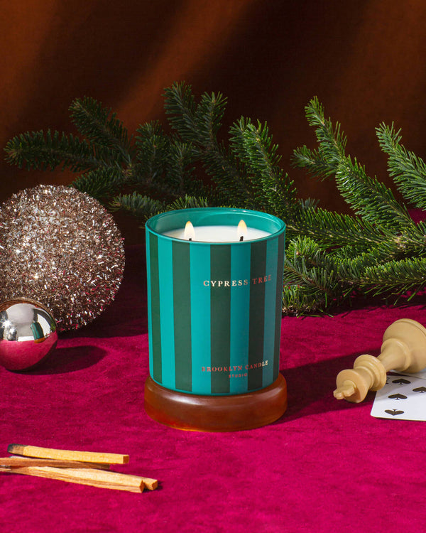 Cypress Tree Holiday Candle (13oz) | Brooklyn Candle Studio