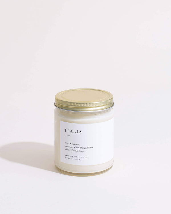 Italia Jar Candle (7.5oz) | Brooklyn Candle Studio