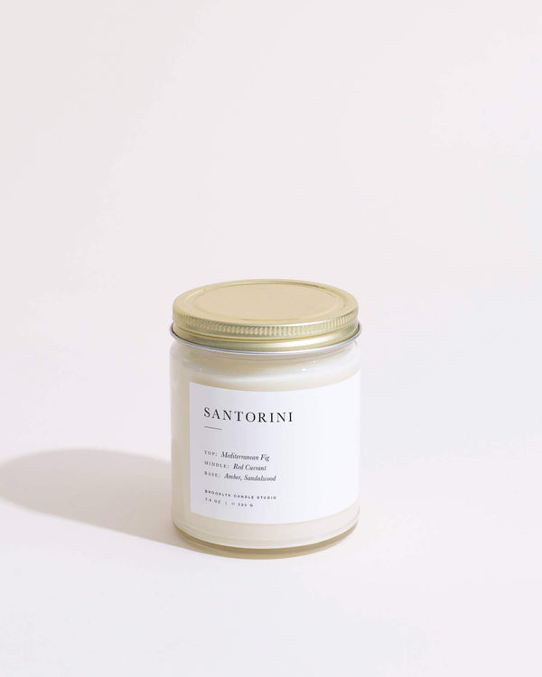 Santorini Jar Candle (7.5oz) | Brooklyn Candle Studio