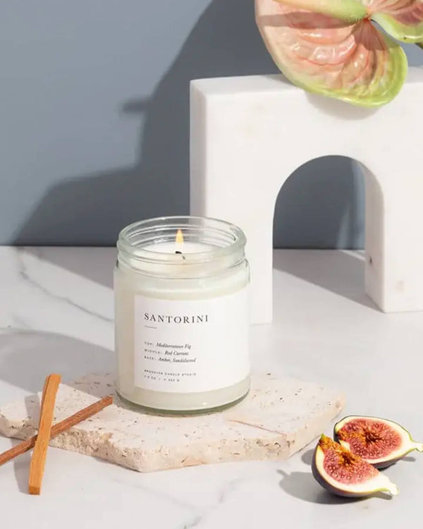 Santorini Jar Candle (7.5oz) | Brooklyn Candle Studio