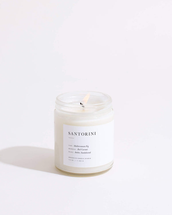 Santorini Jar Candle (7.5oz) | Brooklyn Candle Studio
