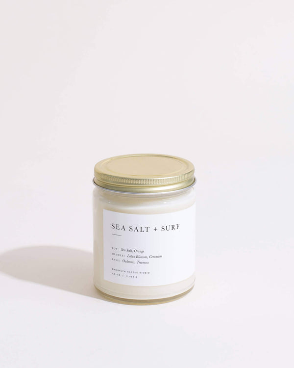 Sea Salt + Surf Jar Candle (7.5oz) | Brooklyn Candle Studio