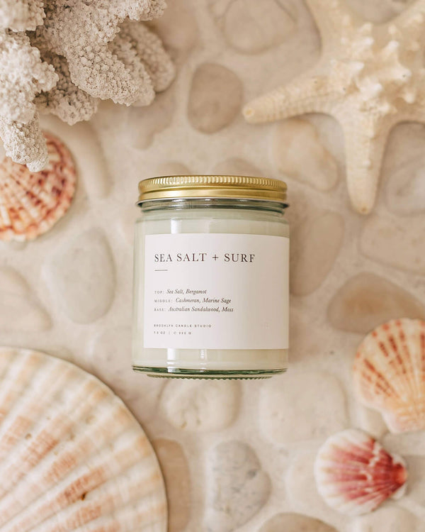 Sea Salt + Surf Jar Candle (7.5oz) | Brooklyn Candle Studio