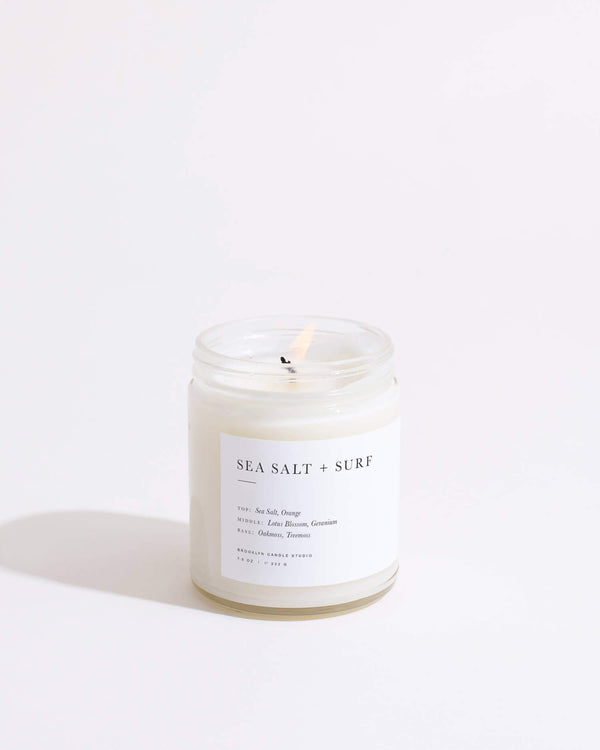 Sea Salt + Surf Jar Candle (7.5oz) | Brooklyn Candle Studio