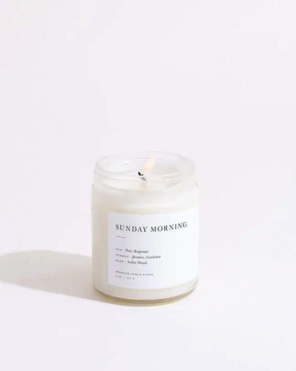 Sunday Morning Jar Candle (7.5oz) | Brooklyn Candle Studio