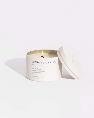 Sunday Morning Tin Candle (4oz) | Brooklyn Candle Studio