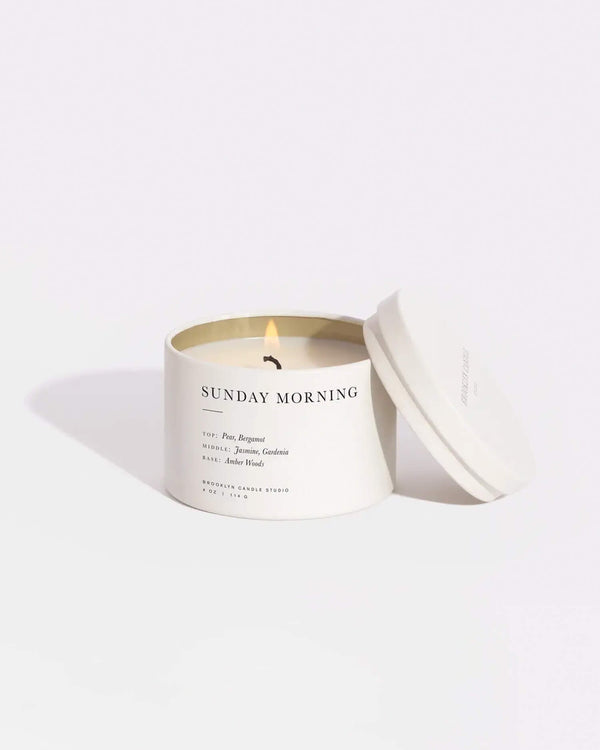 Sunday Morning Tin Candle (4oz) | Brooklyn Candle Studio