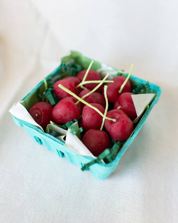 Beeswax Birthday Candles - Cherries | Happy Organics
