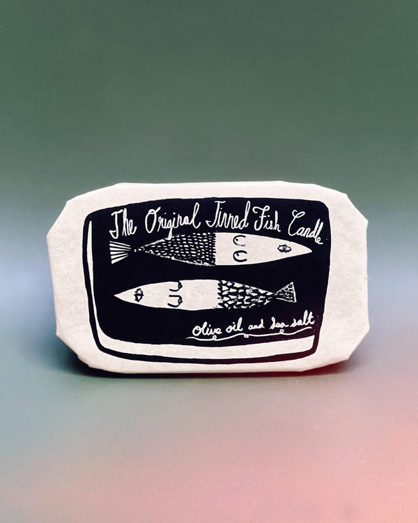 ‘Sardine’ Candle - Olive Oil & Sea Salt | Tinned Candle